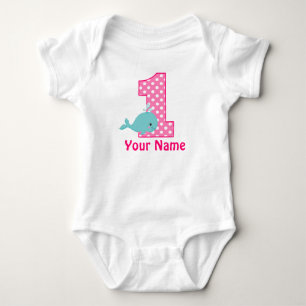 Whale Pink Personalisiertes Shirt