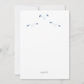 Whale Pirate Birthday Party Einladung (Rückseite)