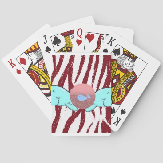 Whale Playing Card Deck Spielkarten (Rückseite)