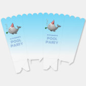 Whale Pool Party Geburtstag Geschenkschachtel (Ungeklappt)