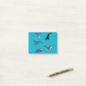 Whale Post-it Klebezettel (Auf Schreibtisch)