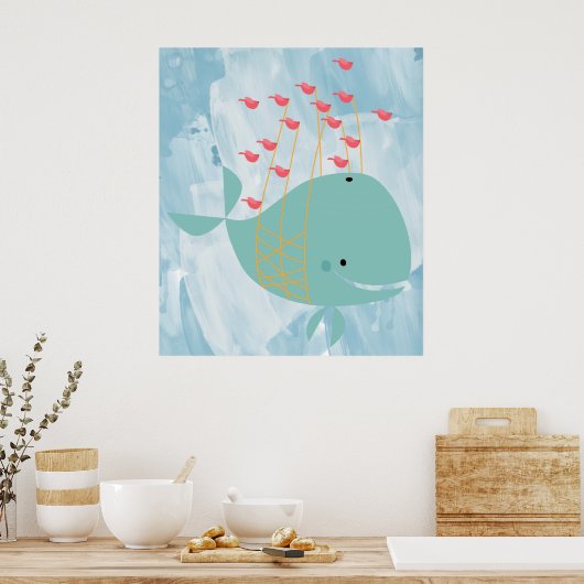 Whale Poster (Küche)