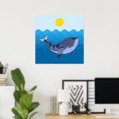 Whale Poster (Heimbüro)
