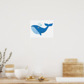 Whale Poster (Küche)
