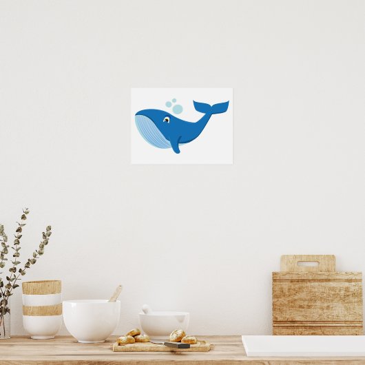 Whale Poster (Küche)