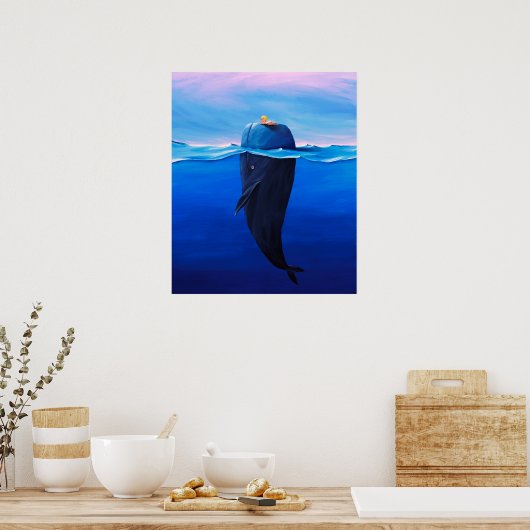 Whale Poster (Küche)