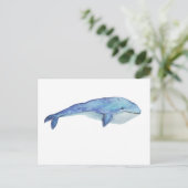 Whale Postkarte (Stehend Vorderseite)