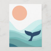 Whale Postkarte (Vorderseite)