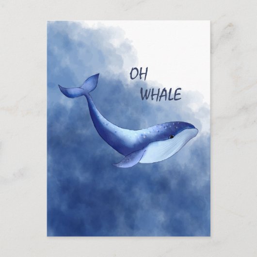  Whale Postkarte (Vorderseite)
