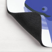 Whale Pun Funny Mousepad (Ecke)