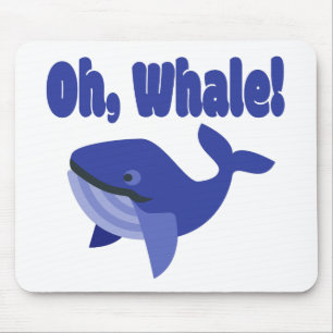 Whale Pun Funny Mousepad