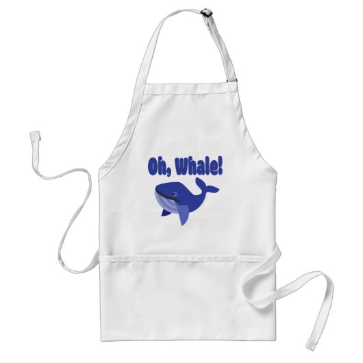 Whale Pun Funny Schürze (Vorne)