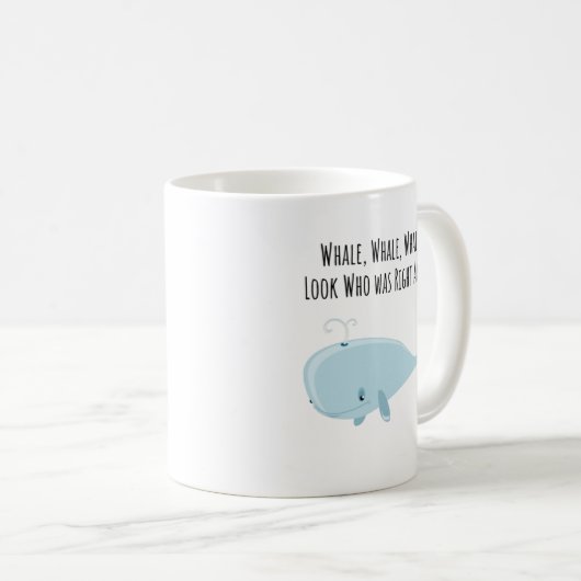 Whale Pun - Tasse - Custom Tasse - Keramik (VorderseiteRechts)