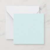 Whale Pun: Wenn es einen Wal gibt, gibt es einen W Mitteilungskarte (Rückseite)