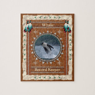 Whale - Rekordhalter Jigsaw Puzzle mit Geschenkbox