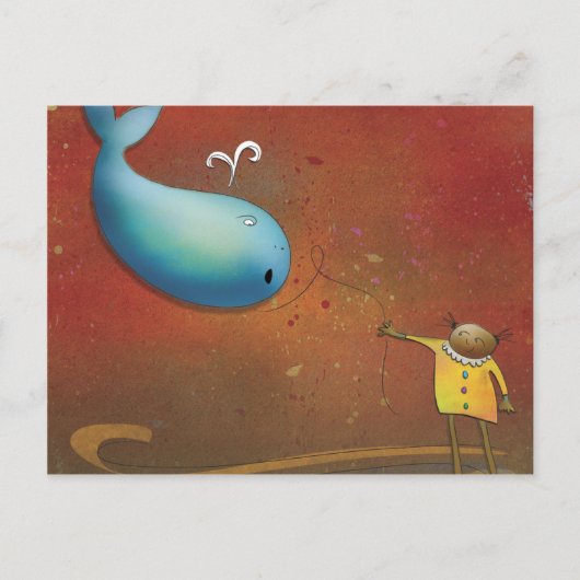 Whale Rider - Neuseeland Postkarte (Vorderseite)