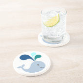 Whale Sandstein Untersetzer (Seite)