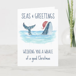 Whale Santa Seas & Greetings Nautische Weihnachten