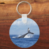 Whale Schwanz Alaska Schlüsselanhänger Geschenk (Rückseite)
