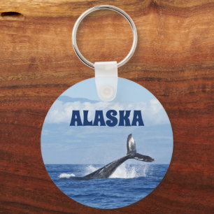 Whale Schwanz Alaska Schlüsselanhänger Geschenk