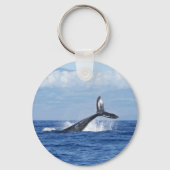 Whale Schwanz Alaska Schlüsselanhänger Geschenk (Rückseite)
