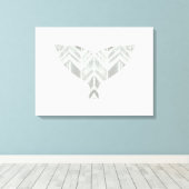 Whale-Schwanz am Ufer Canvas Print Leinwanddruck (Insitu (Holzboden))