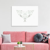 Whale-Schwanz am Ufer Canvas Print Leinwanddruck (Insitu (Wohnzimmer))