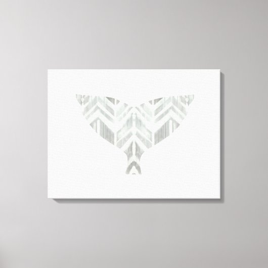 Whale-Schwanz am Ufer Canvas Print Leinwanddruck (Vorderseite)