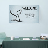 Whale Schwanz Blue Banner (Messeveranstaltung)