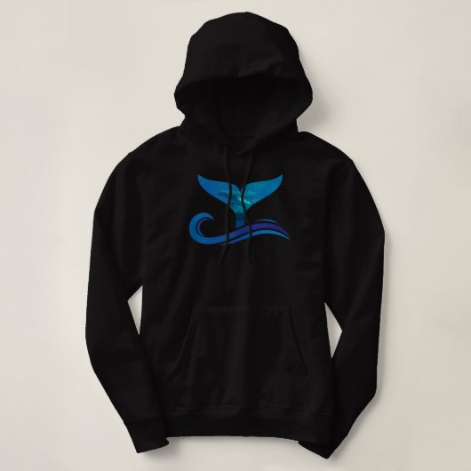 Whale Schwanz in Waves Orca Tank Top (Design vorne)