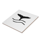 Whale Schwanz Keramik Tile Fliese (Seite)
