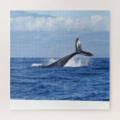 Whale Schwanz Landschaftlich Oceanic Jigsaw Puzzle (Horizontal)