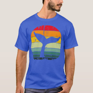 Whale Schwanz Orca Familie Vintag Retro Killer Wal T-Shirt