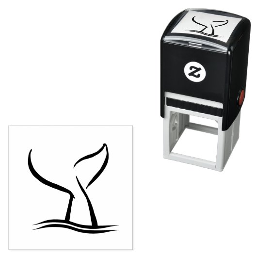 Whale Schwanz Permastempel (Beispiel)
