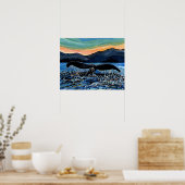 Whale Schwanz Poster (Küche)