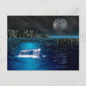 Whale Schwanz Postkarte (Vorderseite)