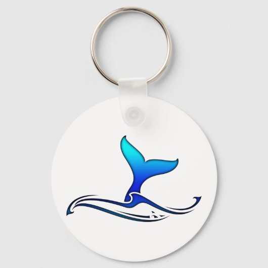 Whale Schwanz Schlüsselanhänger (Vorderseite)