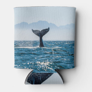 Whale Schwanz Seascape: Dramatisches Wasser. Dosenkühler