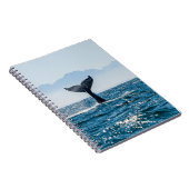Whale Schwanz Seascape: Dramatisches Wasser. Notizblock (Rechte Seite)