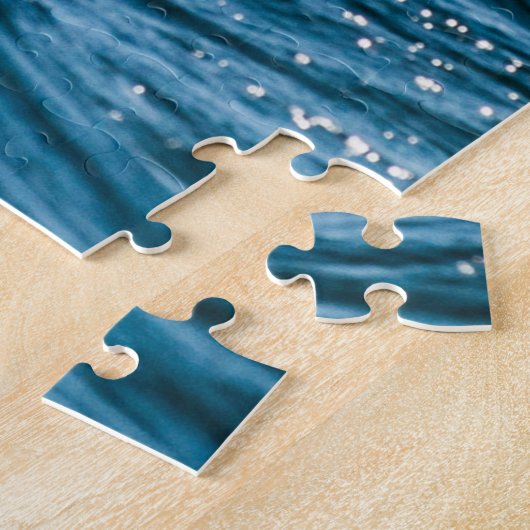 Whale Schwanz Seascape: Dramatisches Wasser. Puzzle (Seite)