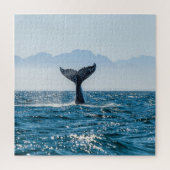 Whale Schwanz Seascape: Dramatisches Wasser. Puzzle (Vertikal)
