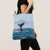 Whale Schwanz Seascape: Dramatisches Wasser. Tasche (Von Nahem)