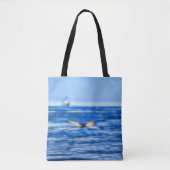 Whale Schwanz Ship Deep Blue Sea Tasche (Vorderseite)