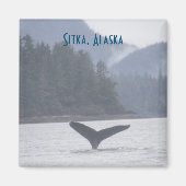 Whale Schwanz Sitka Alaska Magnet (Vorne)