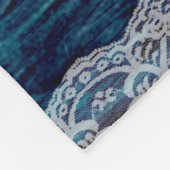 Whale-Schwanz über den Ozean Fleecedecke (Ecke)