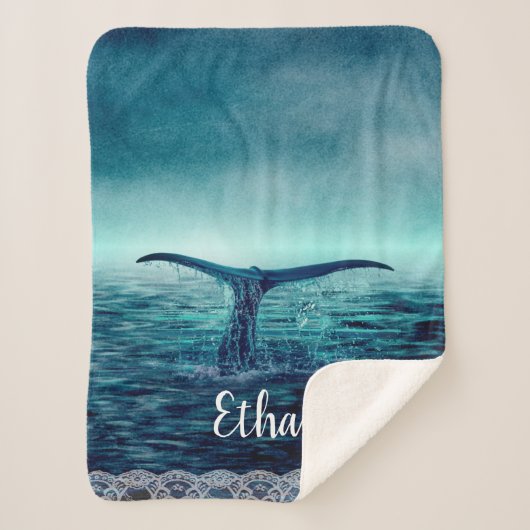 Whale-Schwanz über den Ozean Sherpadecke (Vorderseite)