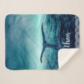 Whale-Schwanz über den Ozean Sherpadecke (Vorderseite (Horizontal))