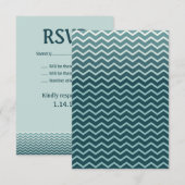 Whale Schwanz Wedding RSVP Karte (Vorne/Hinten)