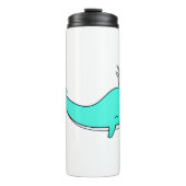 Whale, Sea, Water Thermosbecher (Vorderseite)