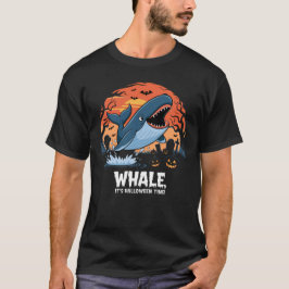 Whale sein Halloween Time Spooky Sea Monster T-Shirt
